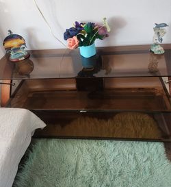 Glass TV Stand