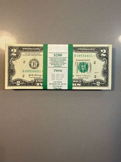 BEP $200 Pack of $2 Star Notes