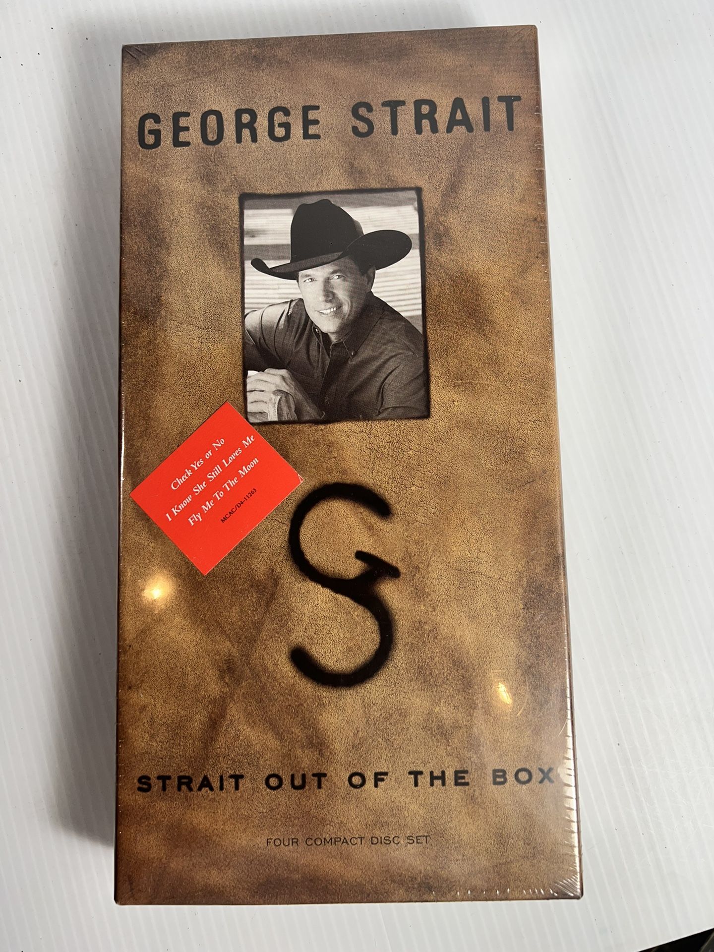 George Strait “FACTORY SEALED” Strait Out Of The Box 4 CD Set