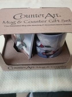 Counter Art - Mug & Coaster Gift Set