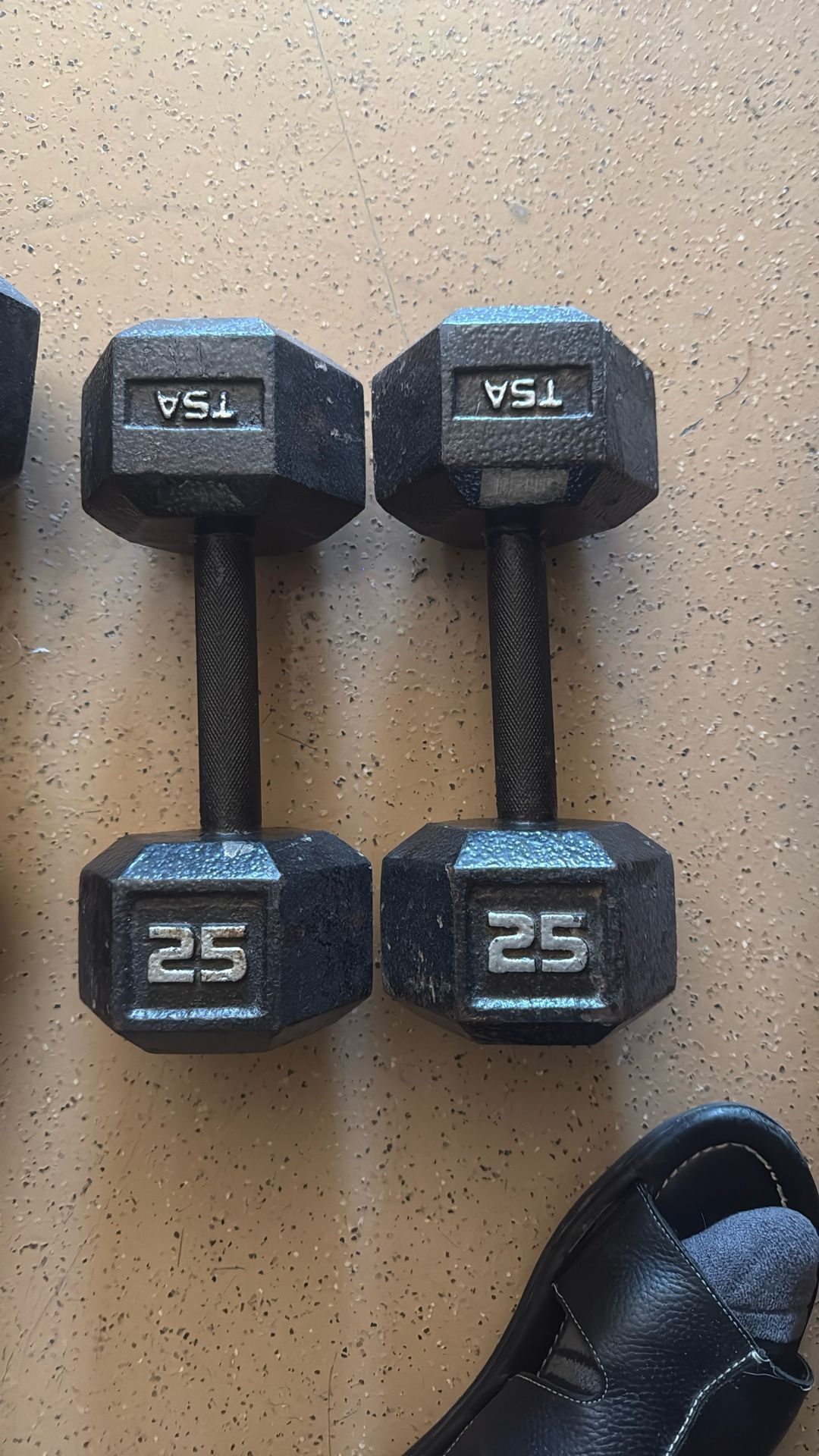 2 - 25 Lb Dumbbell Weights