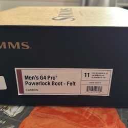 Men’s Simms G4 Pro Powerlock Boots Size 11