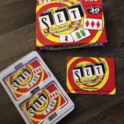 Set (the family game of visual perception)