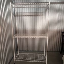 Freestanding Wardrobe Storage Rack for Hanging Clothes