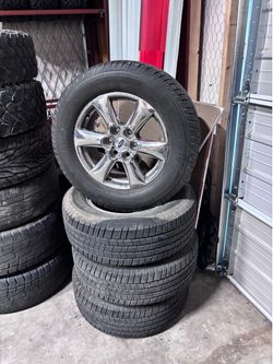 18s Ford f150 wheels tires Michelin 80%