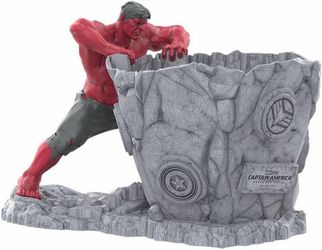 Red Hulk Marvel Statue Popcorn Bowl