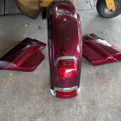 Real fender side covers 2016 rogue blade Harley Davidson
