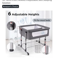 Twins Bassinet for New Borns