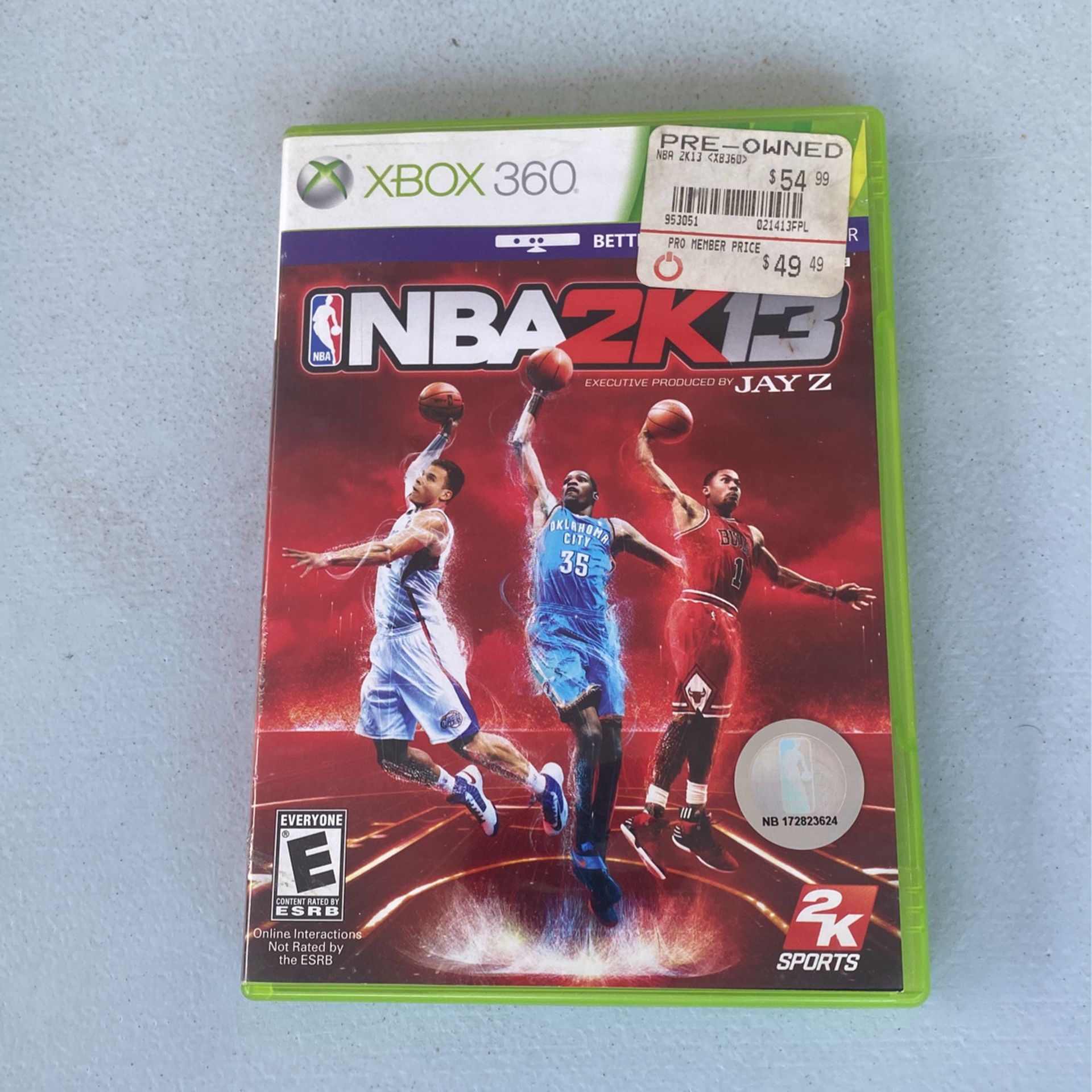 NBA 2K13 (Microsoft Xbox 360, 2012)