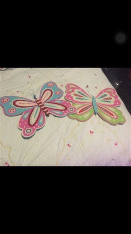 Girl butterflies decorations