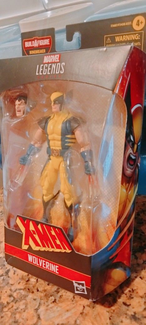 HASBRO MARVEL LEGENDS WOLVERINE ACTION FIGURE X-MEN BONE BREAKER BAF
