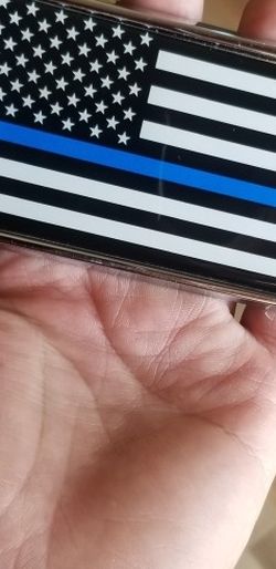 American flag Blue Line