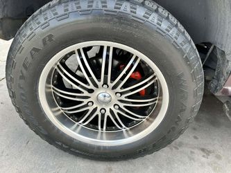 RIMS 275/60R20...6 LUGS FIT CHEVY SILVERADO YUKON TAHOE SUBURBAN NISSAN TITAN DENALLI NISSAN ARMADA