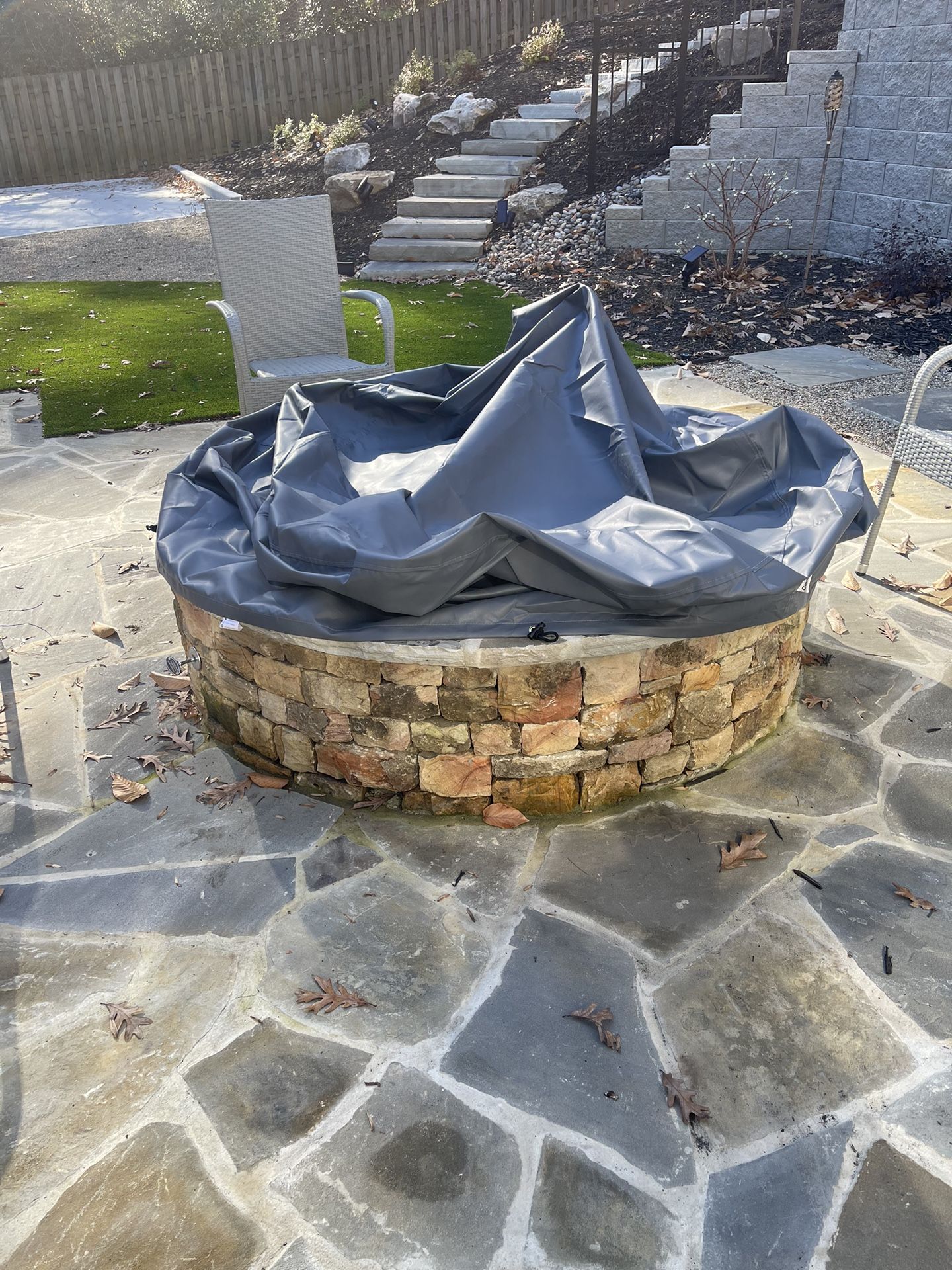 Custom Fire Pit Cover By Covers & All