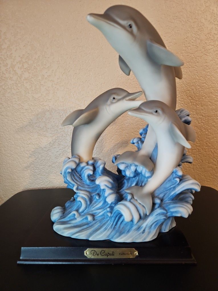 De Capoli Collection Trio of Dolphins
