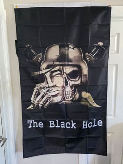 Oakland Raiders The Black Hole Flag Banner
