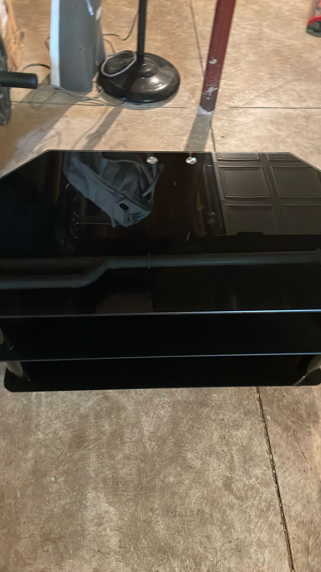 3 Tier Glass Tv Stand