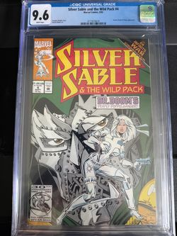 Silver Sable and the Wild Pack #4 CGC 9.6
