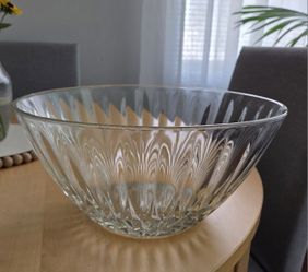 13" Punch Glass Bowl
