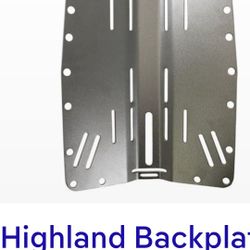 New Highland SS Backplate For Scuba Diving 