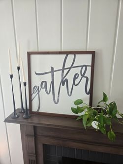 REDUCED TO SELL! Gather sign