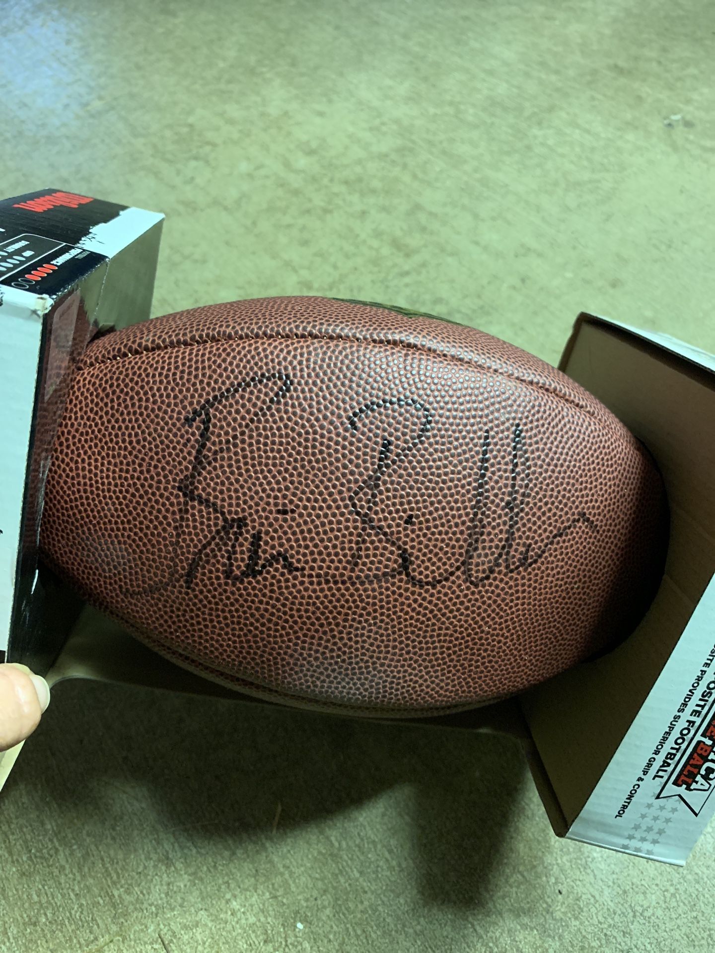 Former Baltimore Ravens Head Coach Brian Billick Autographed NFL Football