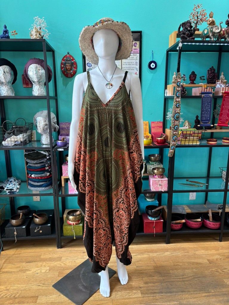 2-Way Boho Jumpsuit / Dress – One Size