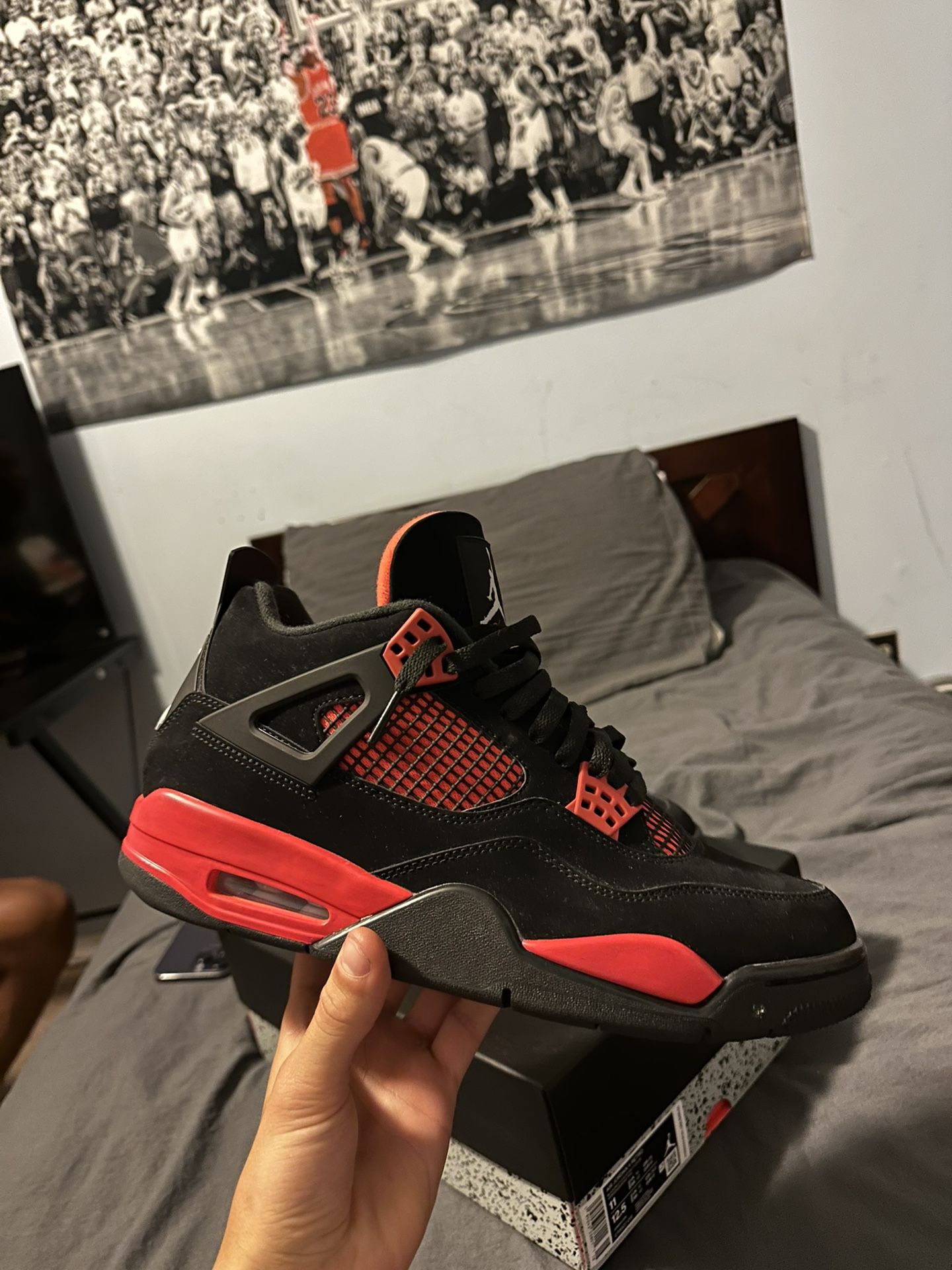 Jordan 4 Retro “Red Thunder”