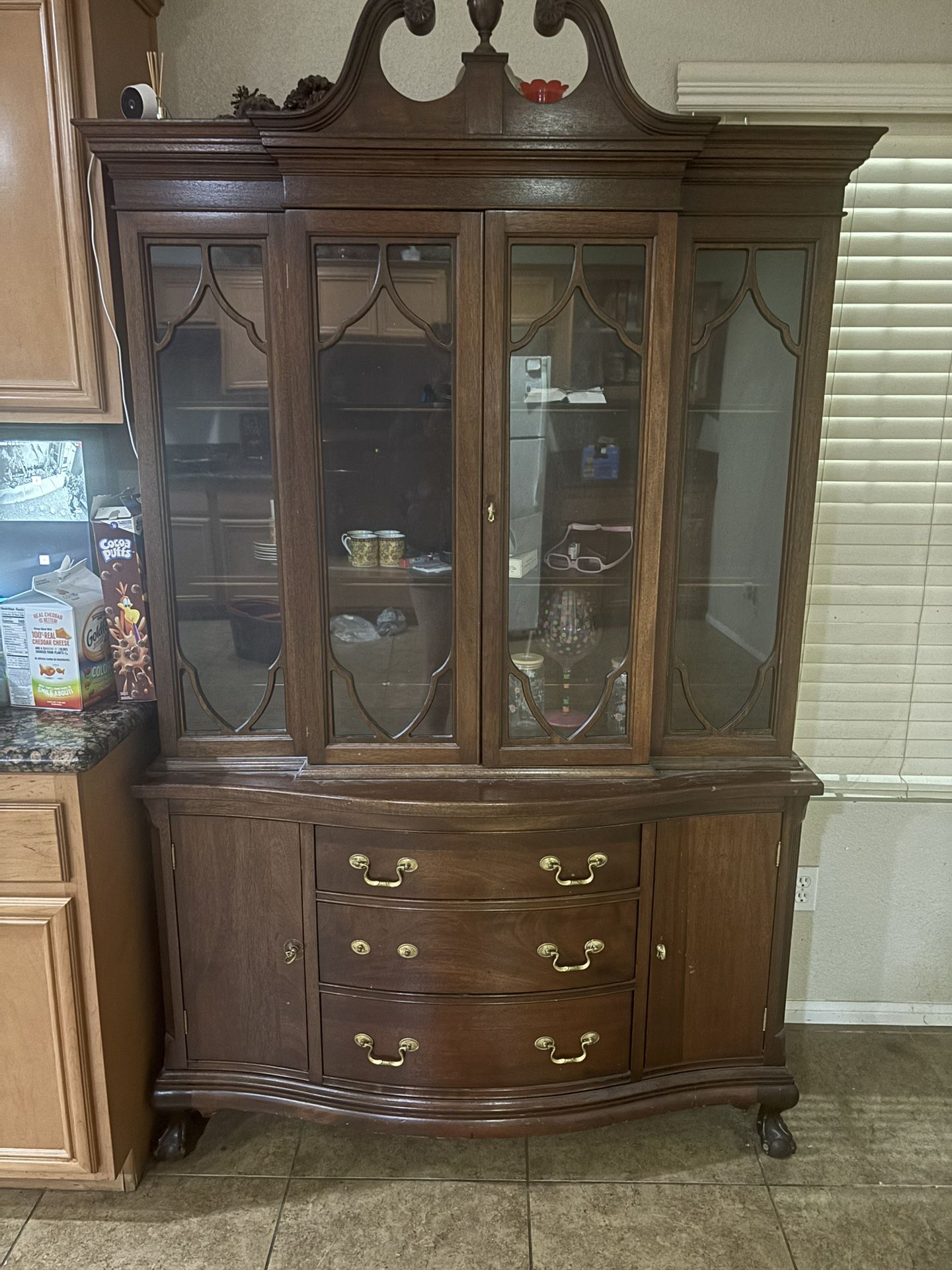 Real Wood China cabinet