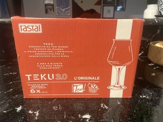 6 Professional Beer Tasting Glasses