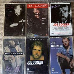 Lot Of 6 Cassette Tapes (Joe Cocker)