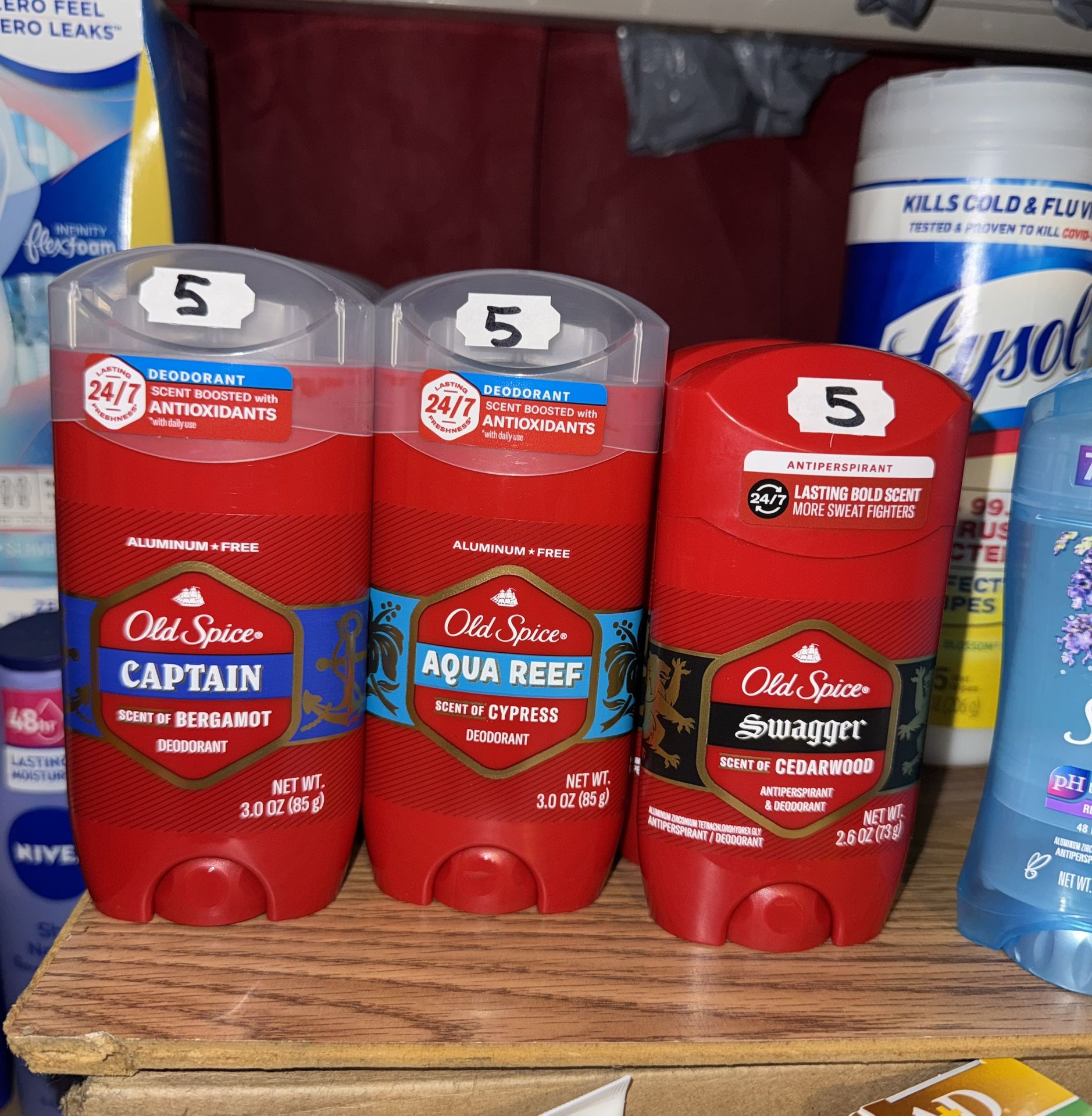 Old Spice Deodorant $5 each