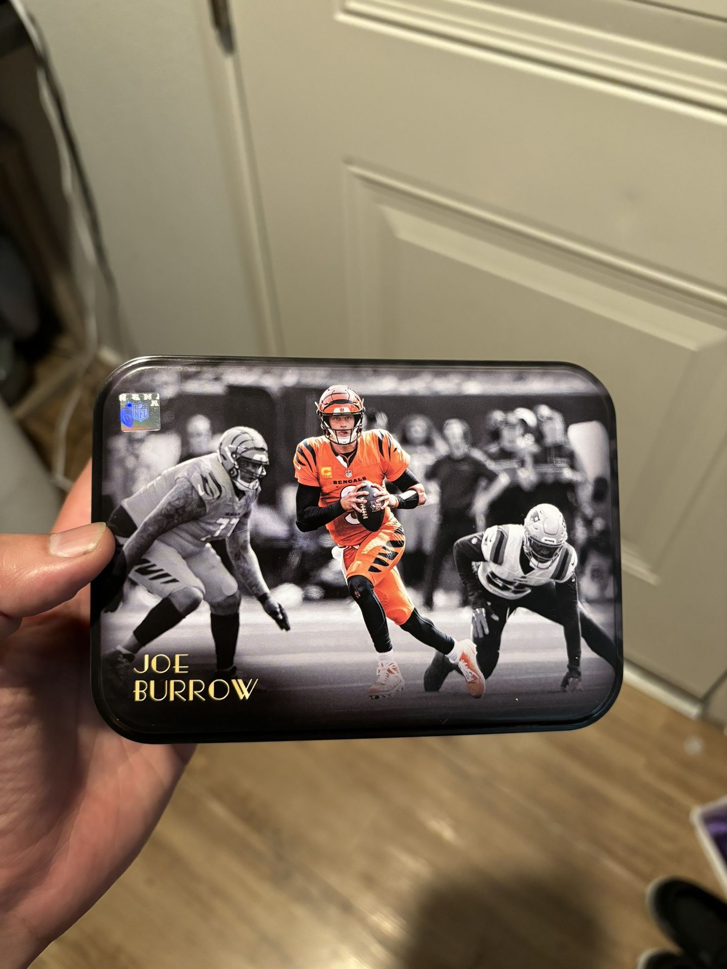 Joe Burrow Cincinnati Bengals NFL Collectible Tin