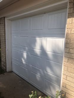 Garage door and motor