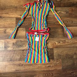 2 piece skirt and top