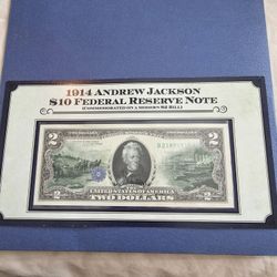 Collectible Currency 1914 Andrew Jackson 