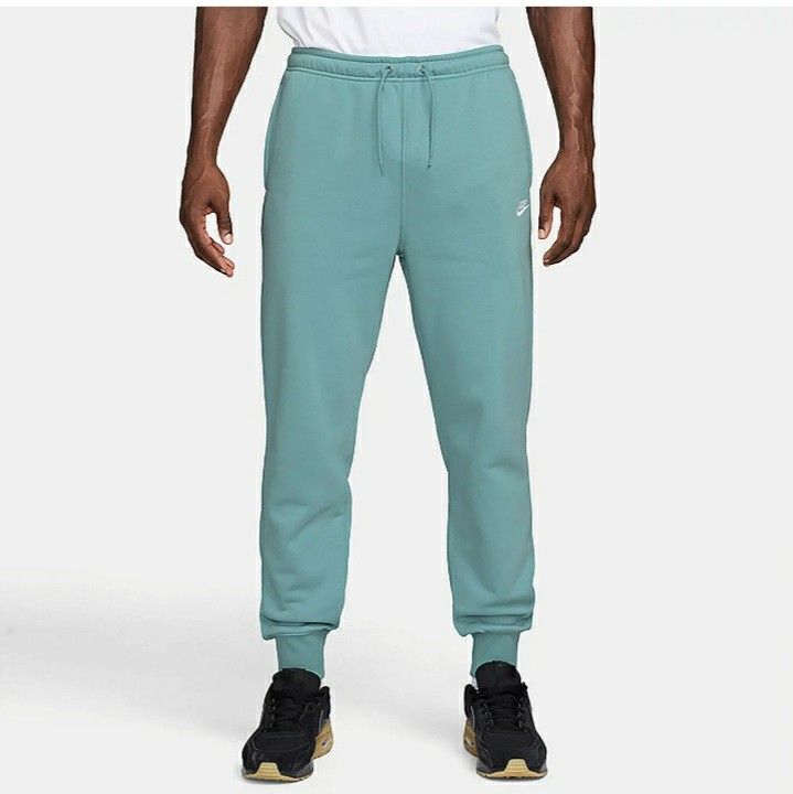 Nike Men's Club Fleece Loose Straight Fit Cannon Blue Jogger Pants- Medium