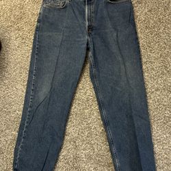 Levi’s 550 Mens Blue Relaxed Fit Jeans Size 40x30