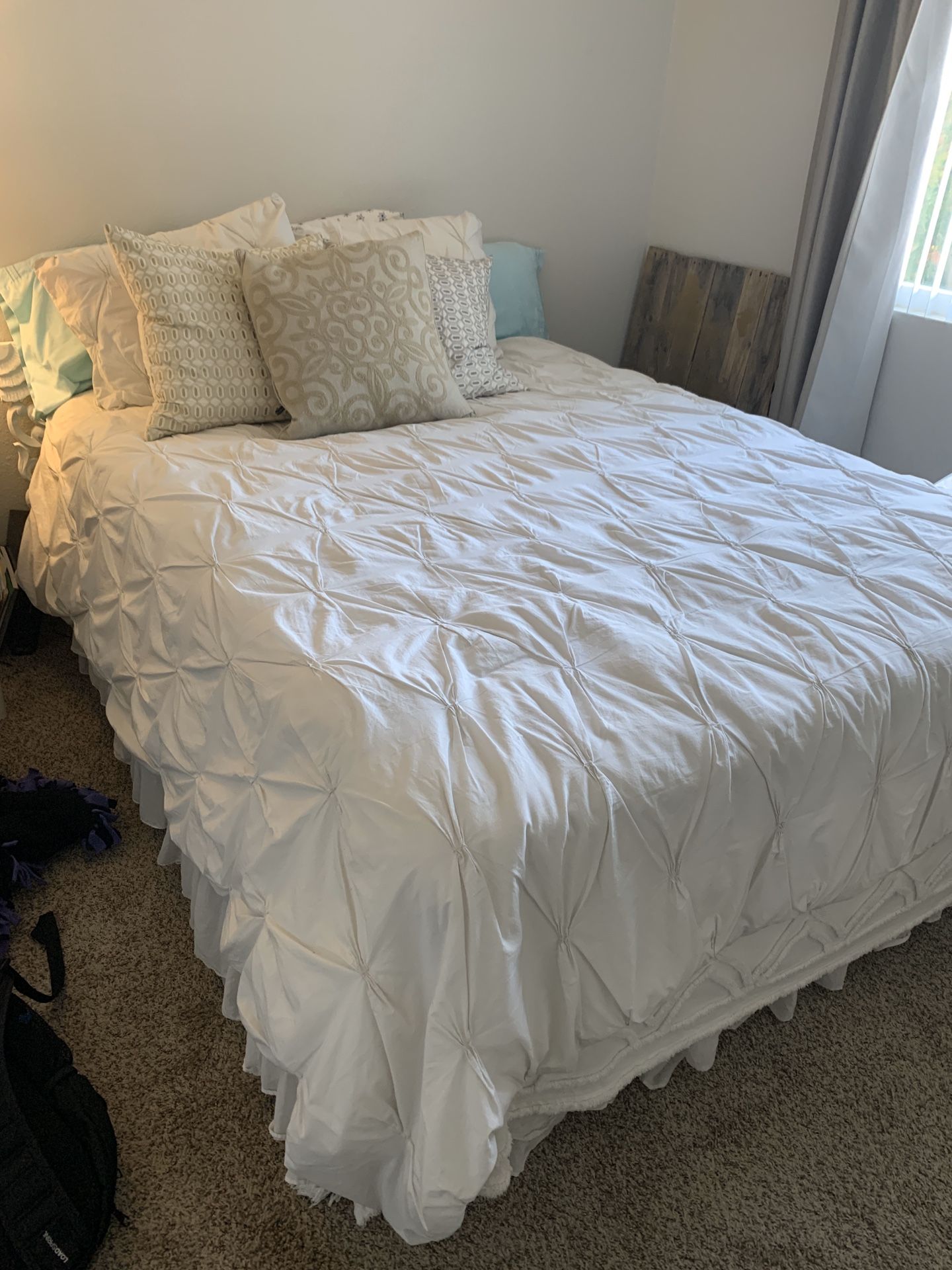 Queen bed-mattress