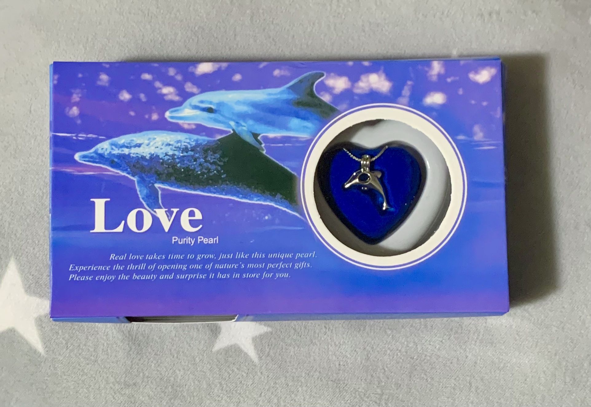 NEW-Love Purity Wish Pearl Kit - Harvest Your Own Pearl from a real freshwater Oyster, Comes with Silver Plated Necklace