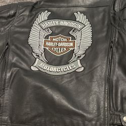 HARLEY-DAVIDSON LEATHER JACKET 2XL