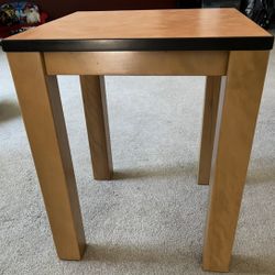 Canadian wood end table
