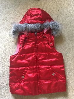 EUC girls hoodie vest size 5T