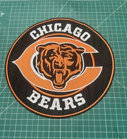 Iron On Patch Chicago Bears 11”