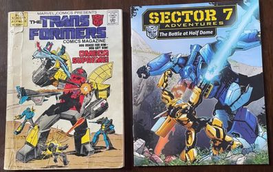 Marvel 1986 Mini Comic 1st Appearance Of Omega Supreme & Sector 7 Adventures: Soundwave Bumblebee