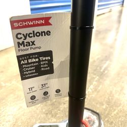 Schwinn Cyclone max Bicycle Pump , Tire Inflator  And ball pump