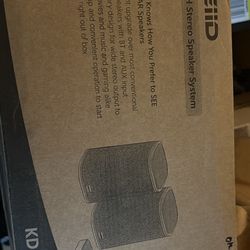 Stereo speaker system brand new 2.0