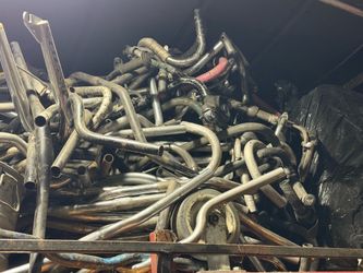 Lost of used bicycle parts