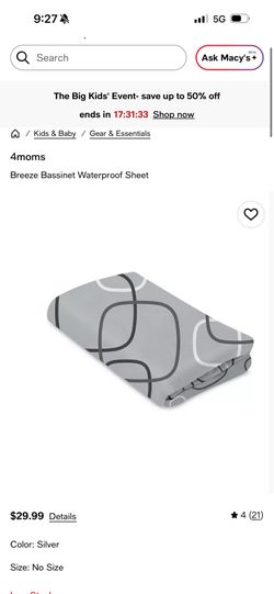 4moms Bassinet Waterproof Sheet