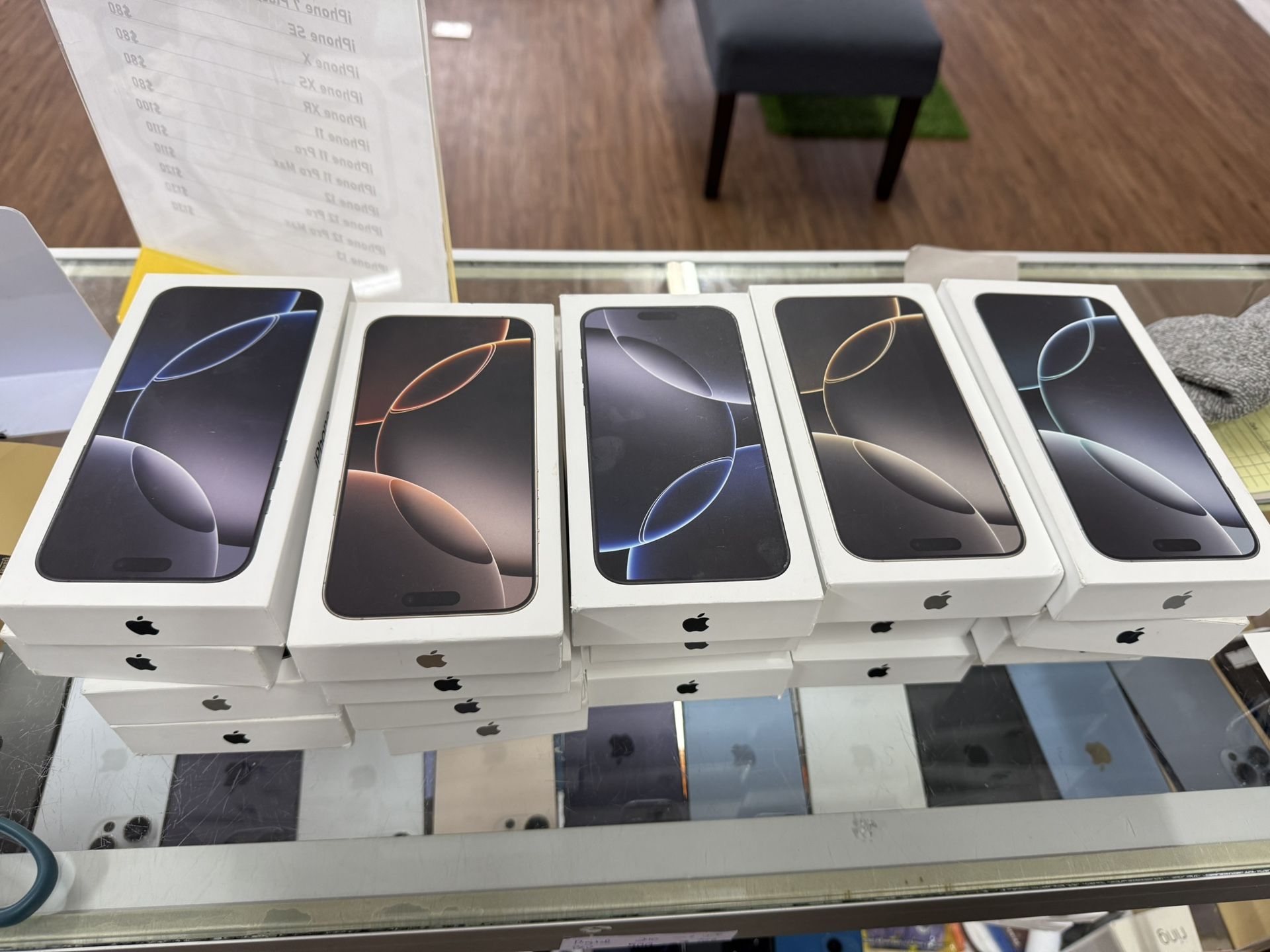 UNLOCKED iPhone 16 Pro Max 256GB Desert Titanium . We Also Offer Financing For $54 Down. Pick Up @EM Wireless Pawtucket